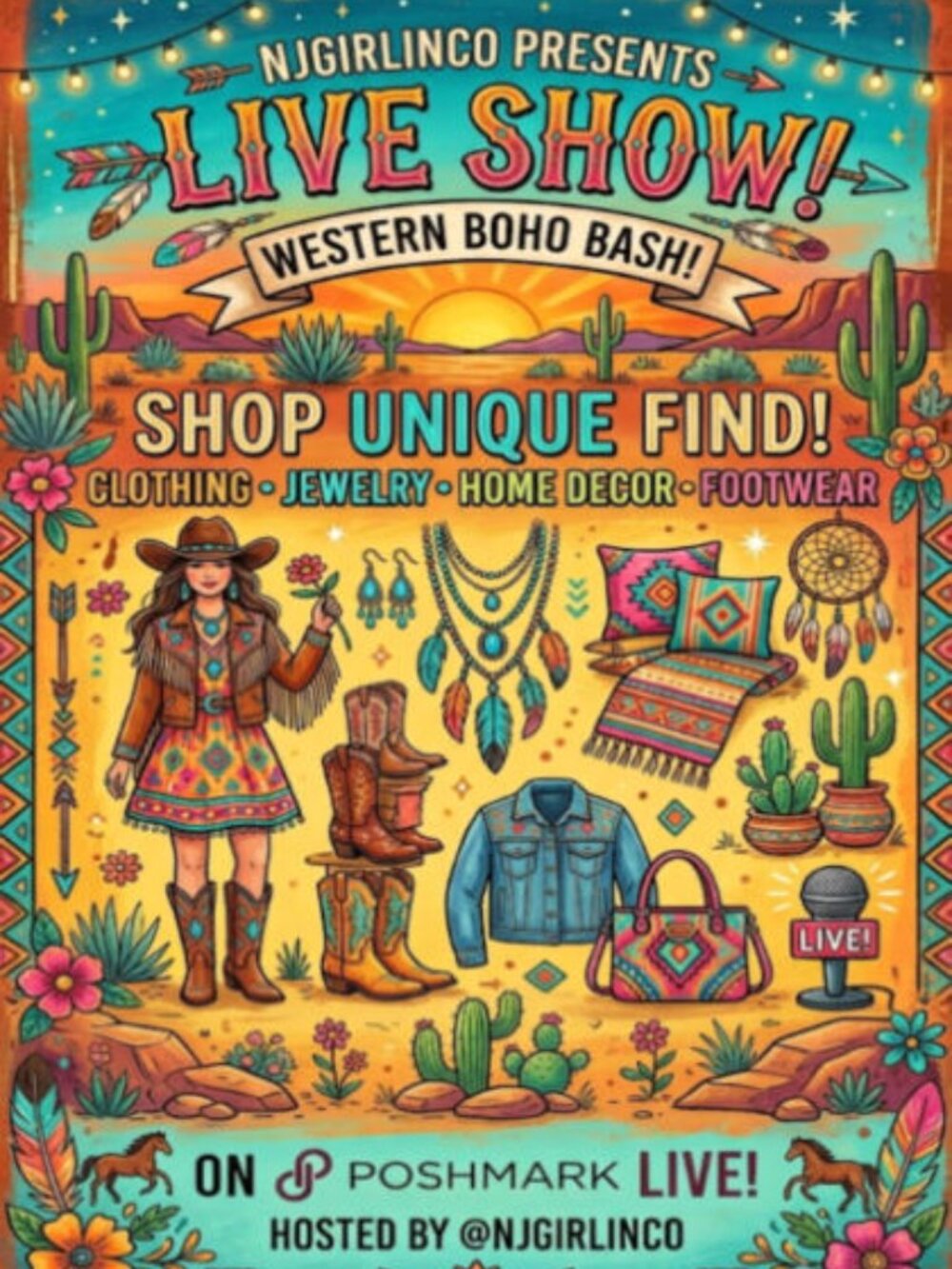 LIVE SHOW FLYER